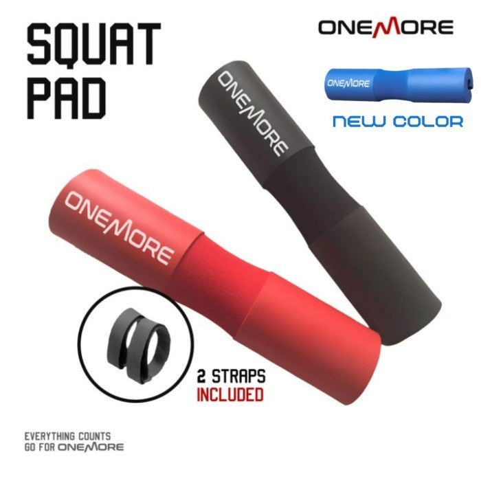 ONE MORE Barbel Pad Squat Pad bantalan Busa pelindung angkat beban - Merah