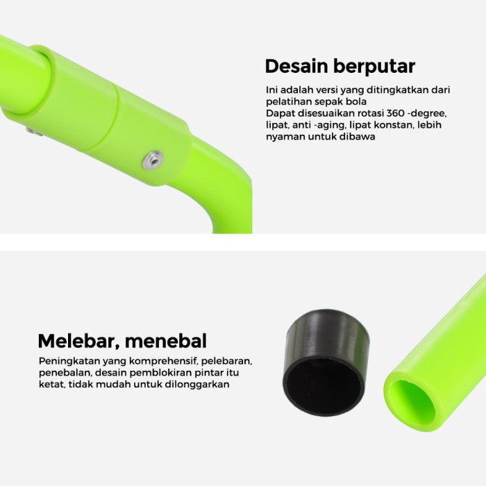 OneTwoFit Hurdle Alat Melatih Reflek Foldable Adjustable 15/30cm Alat Latih Sepak Bola Traning