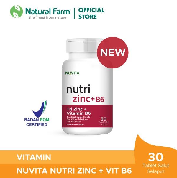 Nuvita Tri Zinc + Vitamin B6 [30]