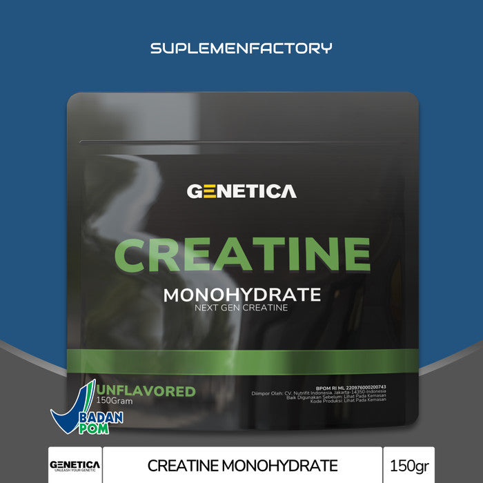 Genetica Creatine Monohydrate Unflavoured 150 Gram