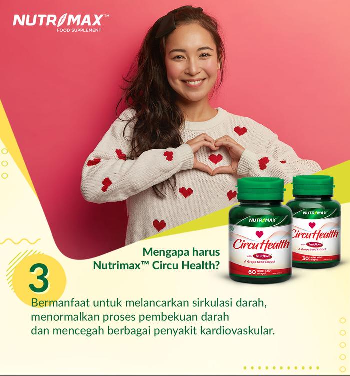 Nutrimax Circu Health Membantu Melancarkan Sirkulasi darah - 30 Tablet