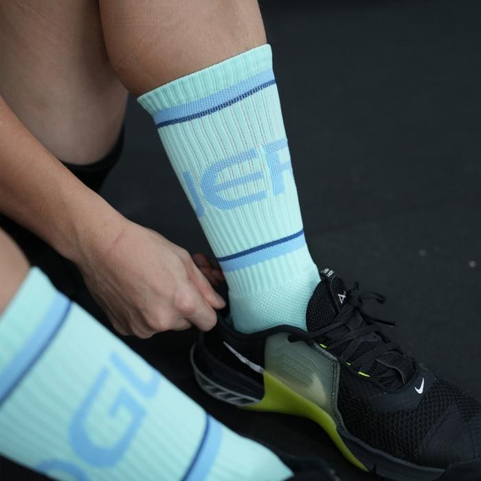 ROGUE Crew Socks Unisex Asli Asli Dukungan Lengkungan Latihan Kekuatan CrossFit Powerlifting - Skull Camou