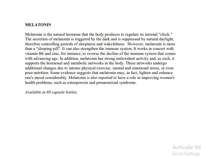 Ultimate Nutrition Melatonin 60Caps / Suplemen Gym/ Suplemen untuk pemulihan tubuh protein  shake