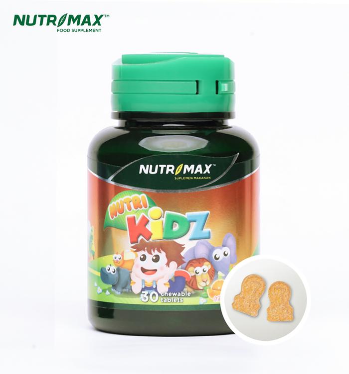 Nutrimax Nutrikidz 30 Tablet Kunyah Multi Vitamin Mineral DHA