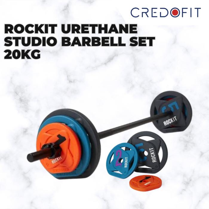 Rockit Urethane Studio Barbell Set 20kg