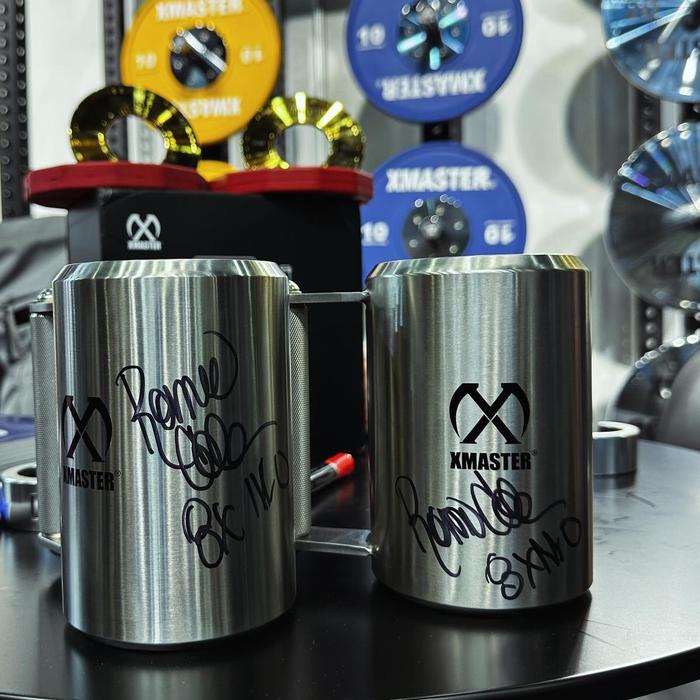 XMASTER Heavy Mug 8/10KG Gelas Berat Dumbbell 304 Baja Tahan Karat Latihan Kekuatan Otot - 8Kg Stainless steel