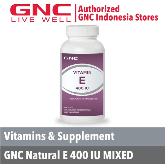 GNC Vitamin E 400 - 180 kapsul lunak (573367)