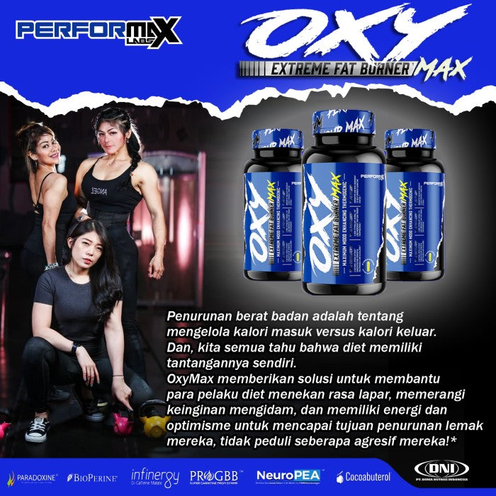 OXYMAX EXTREME FAT BURNER 60 CAPSULES (60 SERVING)