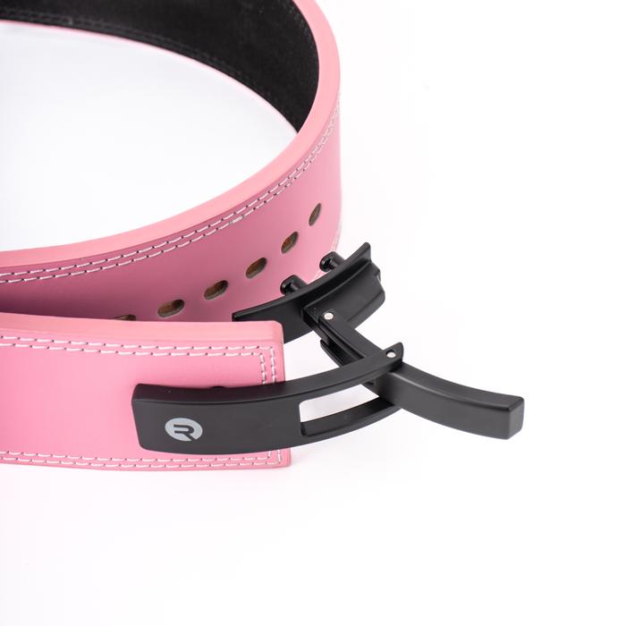 Rughen Lever Belt 12mm for Weight Lifting - Colored Edition - Putih, 2XS QuickAdjust