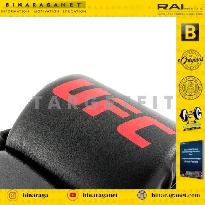 UFC CONTENDER MMA SPARING GLOVES 8 OZ / SARUNG TINJU / BOXING - Hitam