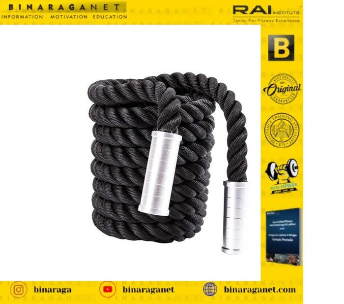 LIVEPRO ALUMINIUM HANDLE BATTLE ROPE LP8173