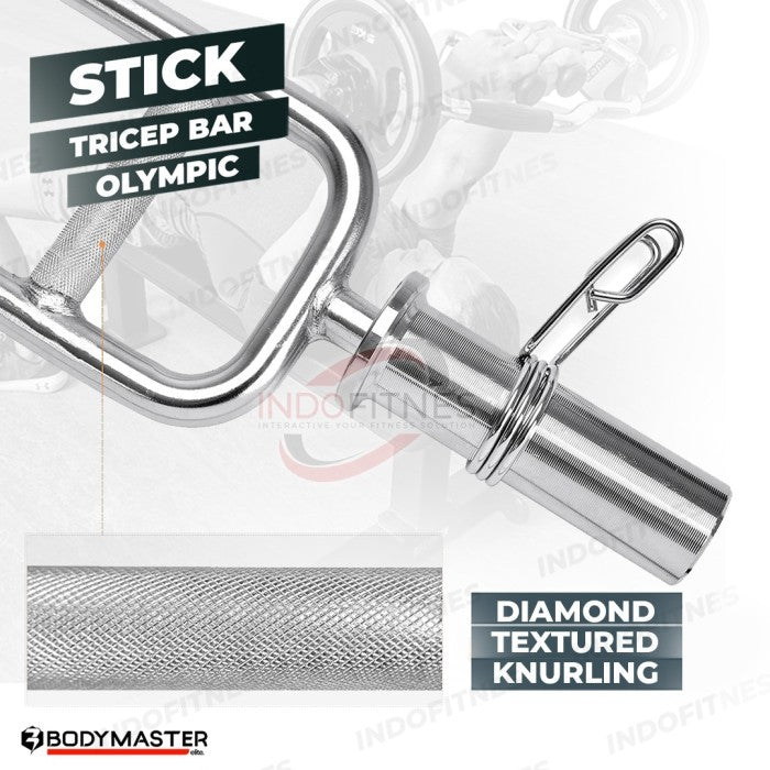 BODYMASTER Stick Tricep Diameter 5cm Triceps Chrome Bar Dumbell Barbel - Stick BM-A159