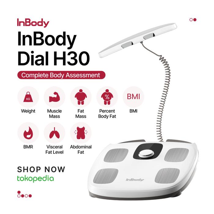 InBody Dial H30 - Timbangan Shin Tae Yong - Whole Body Composition Scale - Timbangan Badan Digital BMI