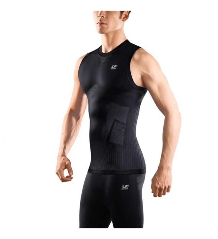 SUPPORT EMBIOZ BACK SUPPORT COMPRESSION TOP LP-232Z - BLACK, S