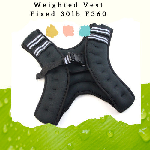 ROMPI FITNESS - Weighted Vest Fixed 30lb F360 - Murah - Hitam