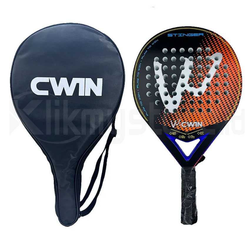 Camewin Padel Racket Tenis Soft EVA Carbon Tennis Raket Paddle Dewasa