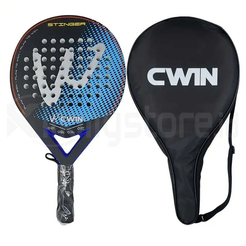 Camewin Padel Racket Tenis Soft EVA Carbon Tennis Raket Paddle Dewasa