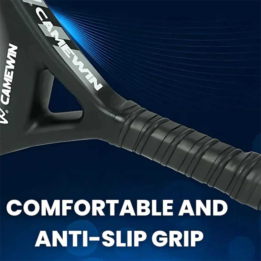 Camewin Padel Racket Tenis Soft EVA Carbon Tennis Raket Paddle Dewasa