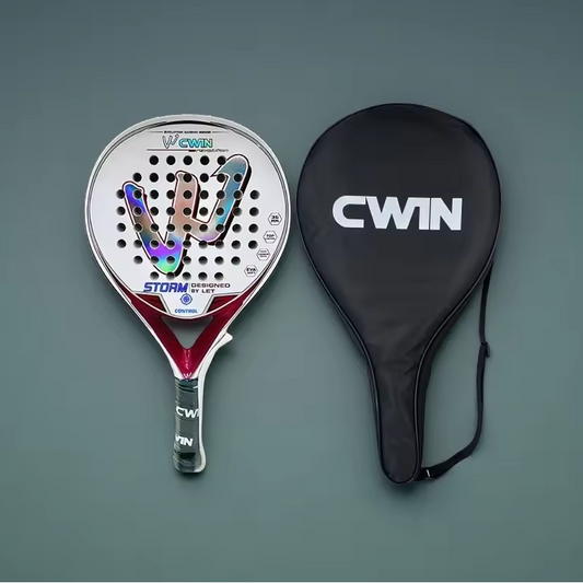 CWIN Raket Padel Teardrop Carbon Fiber 3.6cm Thickness 350g - 6357