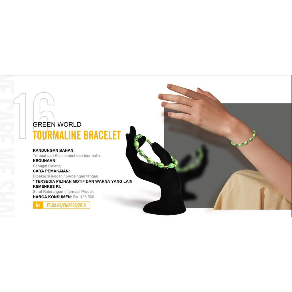Greenworld Tourmaline Bracelet / Gelang