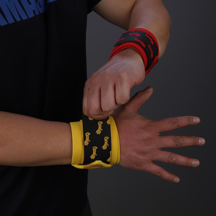 Wrist Wrap Cardillo 4mm Stiff – Support Gym Powerlifting Weight Deadlift Olympic - Dark Grey