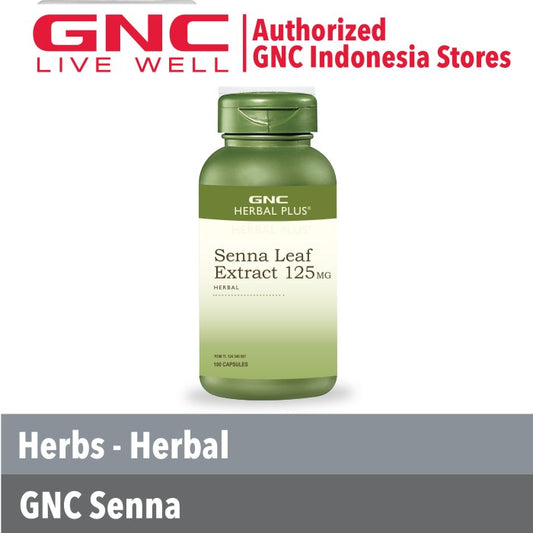 FNC HERBAL PLUS SENNA LEAF EXTRACT 125MG - 100 KAPSUL (195612)