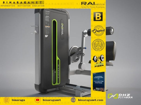 DHZ FITNESS ABDOMINAL ISOLATOR MACHINE with WEIGHT STACK 94kg