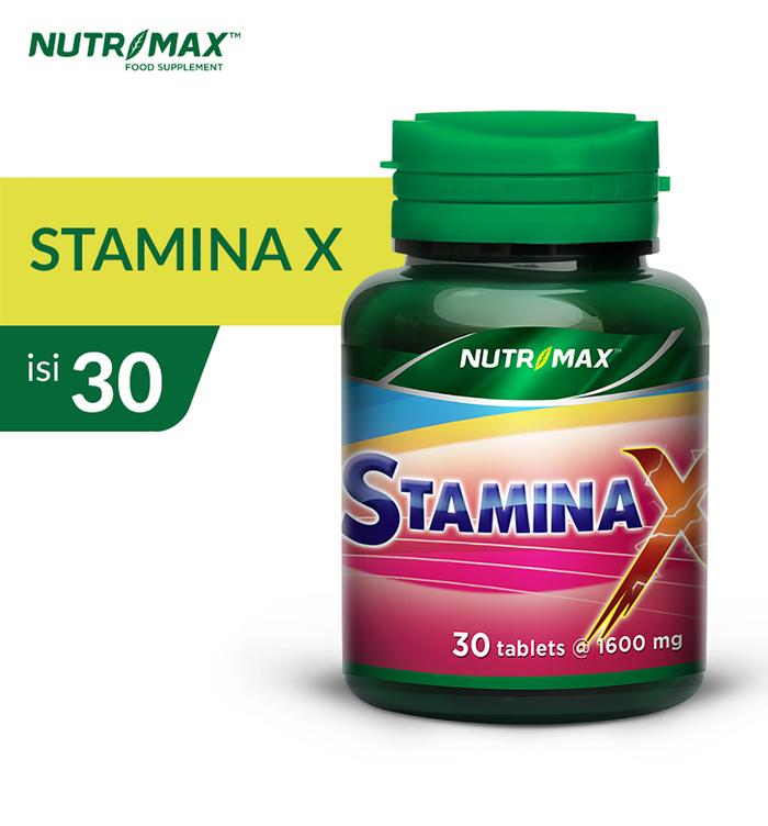 Nutrimax Stamina X Isi 30 Tablet Membantu Menjaga Kesehatan Pria dan Wanita