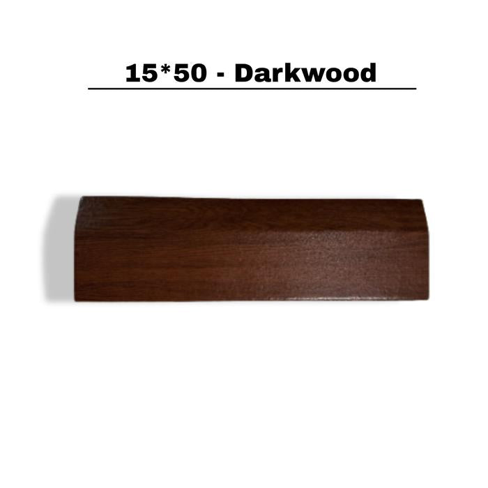 XMASTER Lantai Karet Gym Coklat - Peredam Suara & Anti Bau | Solid EPDM & SDR Granules | Tahan Benturan & Aus | Alas Karet Fitness untuk Home Gym & Studio - 100x100 Dark Wood