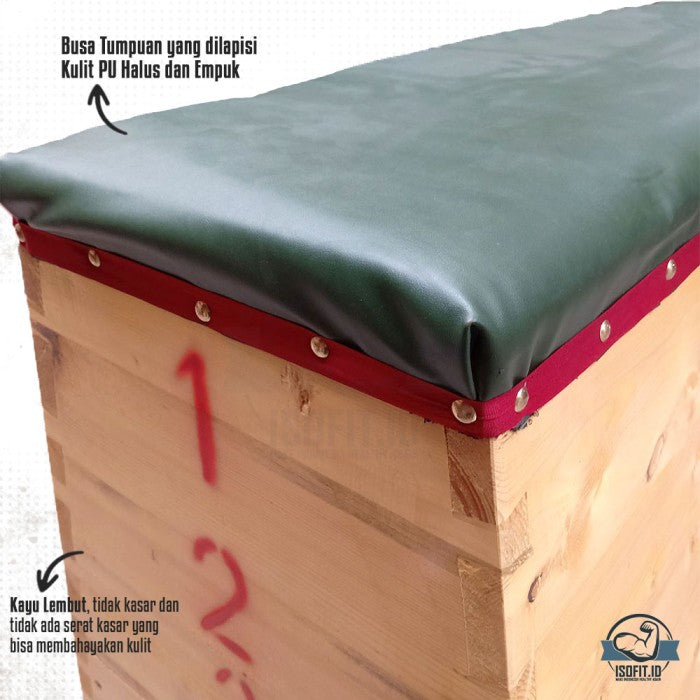 5 IN 1 Tobibako Jumping Box / Peti Lompat Senam bahan Kayu