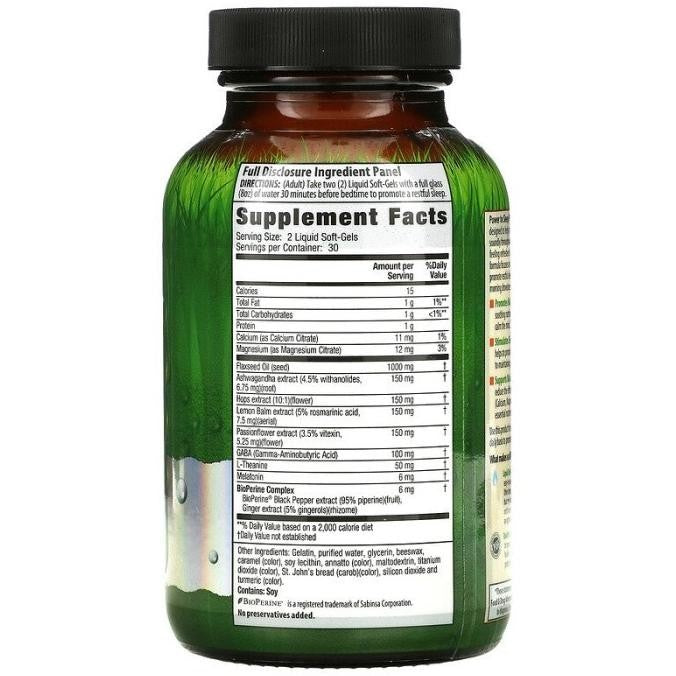 Irwin Naturals Power to Sleep PM 60 Softgels theanine melatonin relax