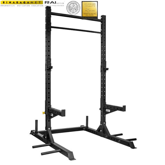 EDGE Elite 2D Squat Rack - Hitam