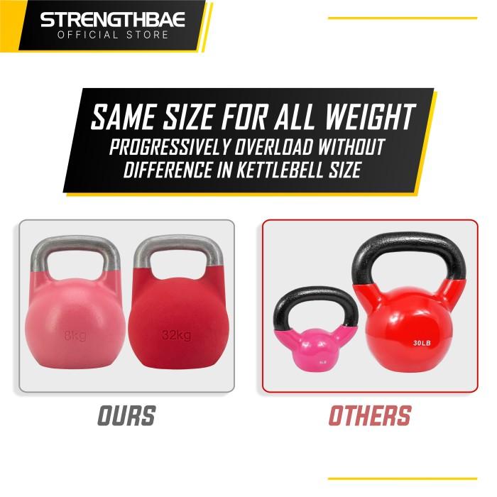 Competition Kettlebell STRENGTHBAE Hollow Body Kettle Bell Dumbbell - 4 Kg