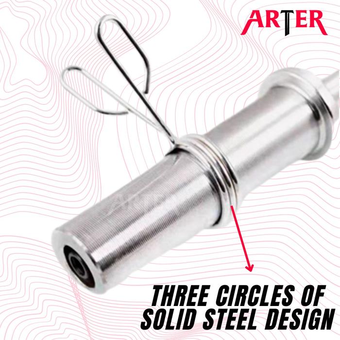 ARTER Barbell Lock Barbell Spring Collar Barbells Clamp Clips - 2 BUAH