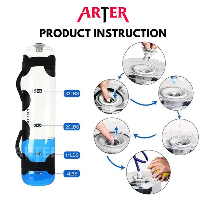 ARTER TIDAL TANK Aqua Bag 15KG Water Sand Bag Tas Pemberat PRO COMBAT