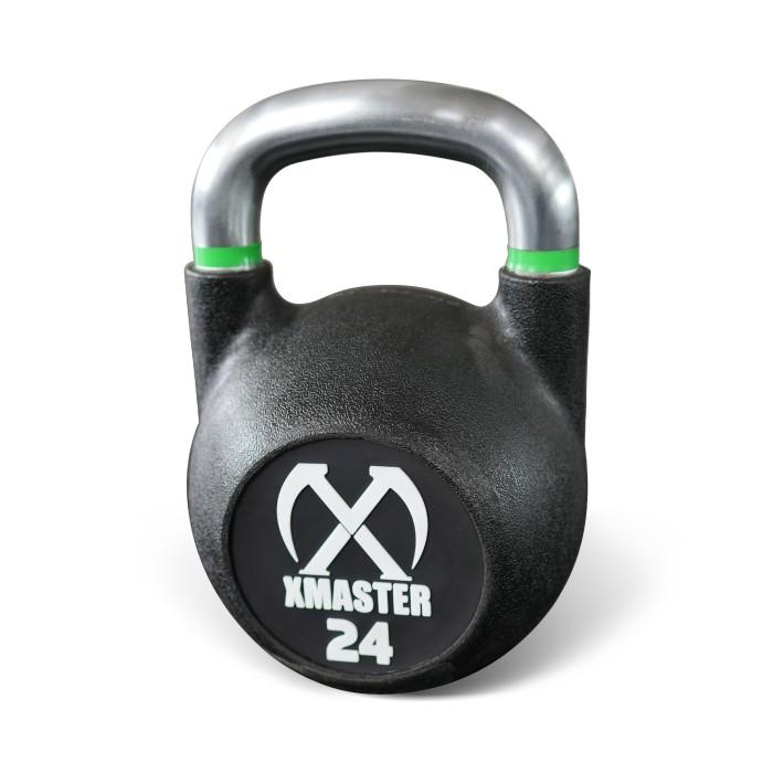 XMASTER Kettlebell Urethane CPU 4-32kg - Pegangan Nyaman Anti-Slip Ergonomis untuk CrossFit & Powerlifting di Rumah Gym - 4kg