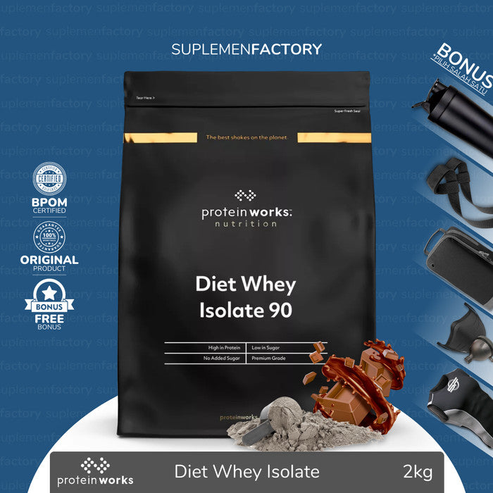 The Protein Works Diet Whey Isolate 90 2kg - Butterscotch