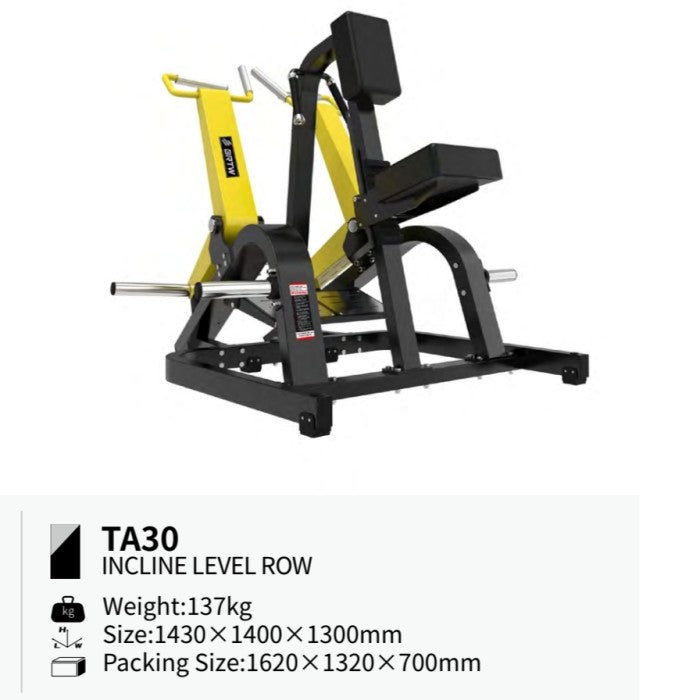 BRTW FITNESS  Row  TA30/ Plate Loaded /Gym / Fitness