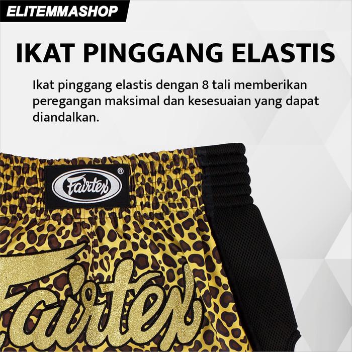 FAIRTEX Slim Cut Muay Thai Boxing Celana Muay Thai Pria Celana Muaythai Boxing Thai Boxing - BS1713, XL