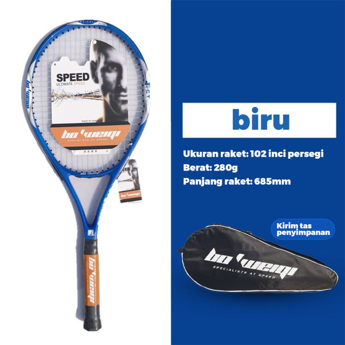 OneTwoFit Raket Tennis 27inch Olahraga Tennis Raket Tennis Dewasa Berat ringan 280g Kirim tas penyimpanan
