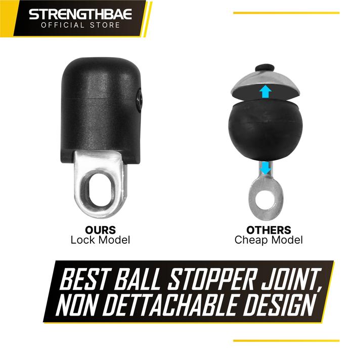 Cable Sling STRENGTHBAE Tali Kabel Mesin Gym Cable Machine Fitness Pulldown Row Functional Trainer Pull Down - 5mm/m