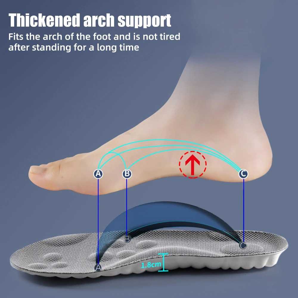 CHUJIE Insole Sepatu Alas Kaki Orthopedic Shock Absorption 1 Pair - XD28