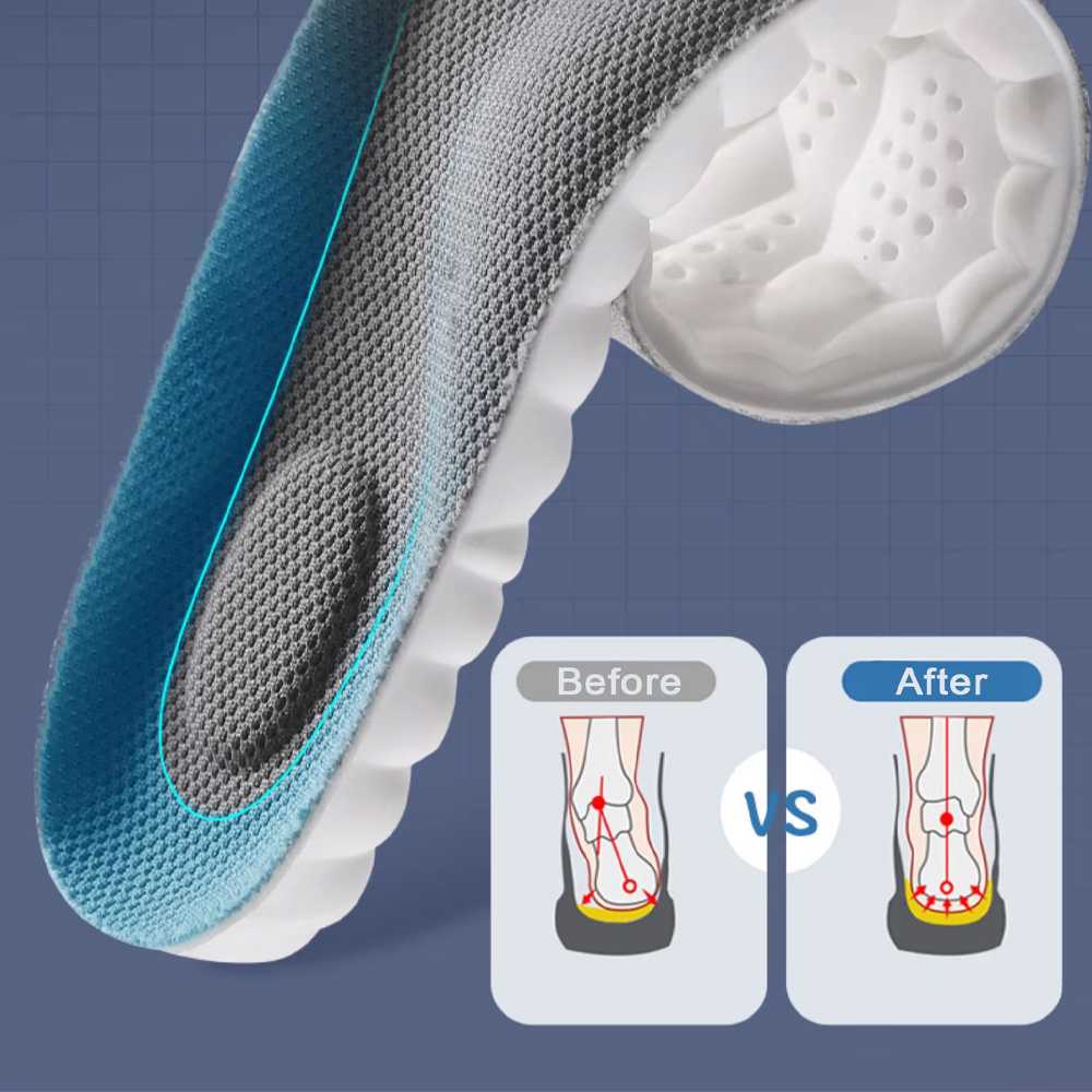 CHUJIE Insole Sepatu Alas Kaki Orthopedic Shock Absorption 1 Pair - XD28