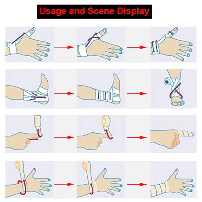 COYOCO Sport Tape Kinesiology Perban Plester Otot Medical 5cmx4.5M - C103