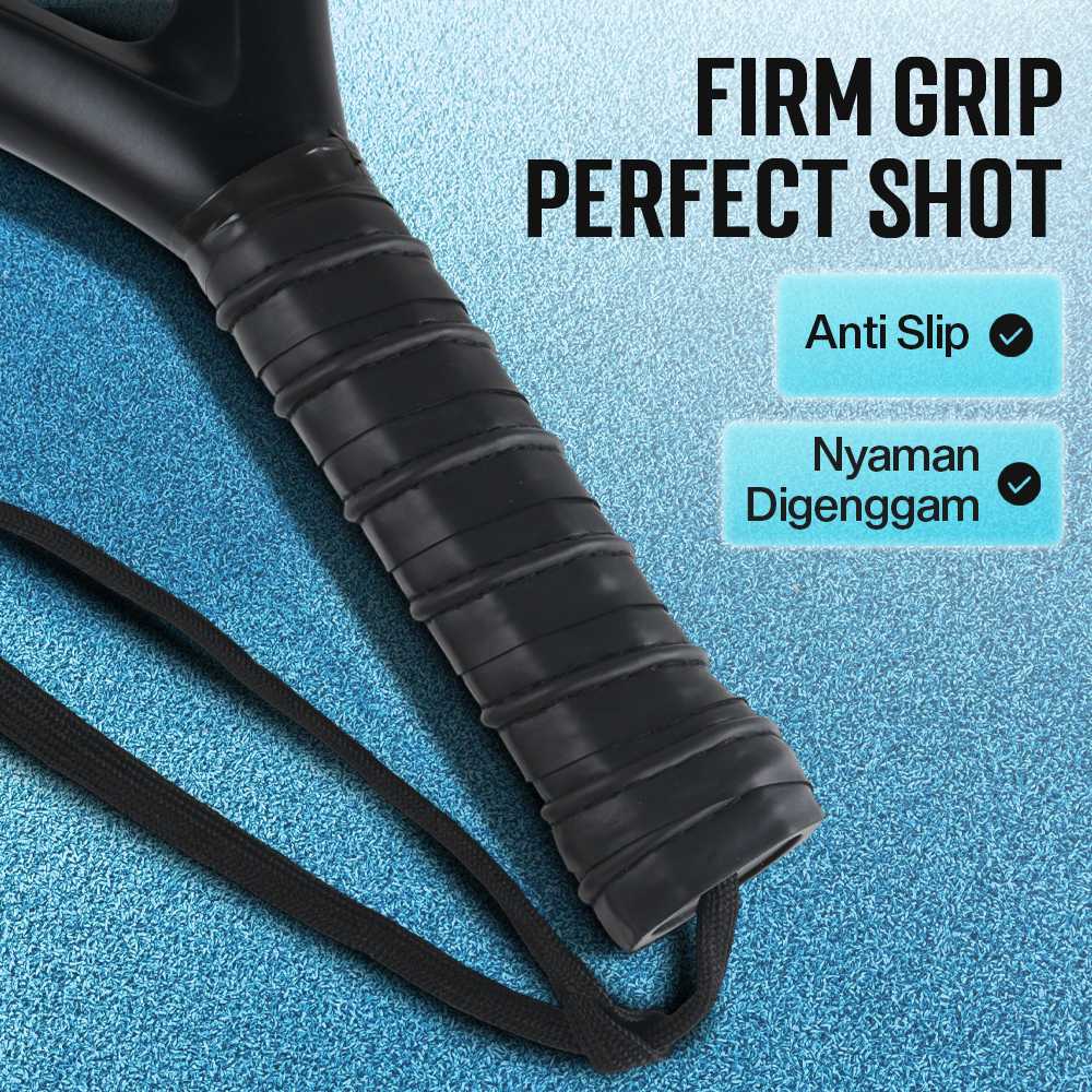 CWIN Raket Padel Round Carbon Fiber 3.6cm Thickness 365g - 4018