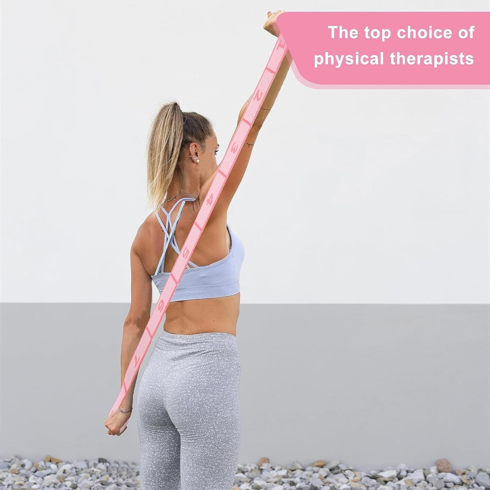 CYBGQP Resistance Bands Yoga Gym Tali Stretching 9 Loops - CG203