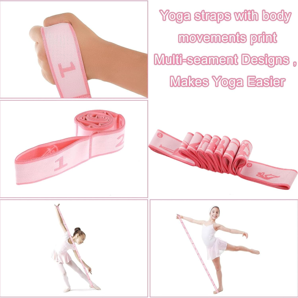 CYBGQP Resistance Bands Yoga Gym Tali Stretching 9 Loops - CG203