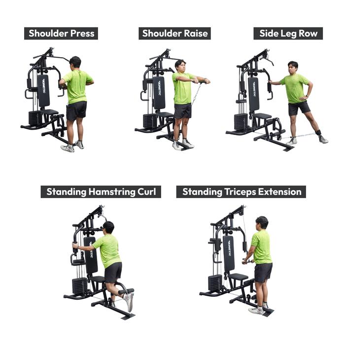 KINETIC MULTI GYM 60 KG HRGYM80L 3COL