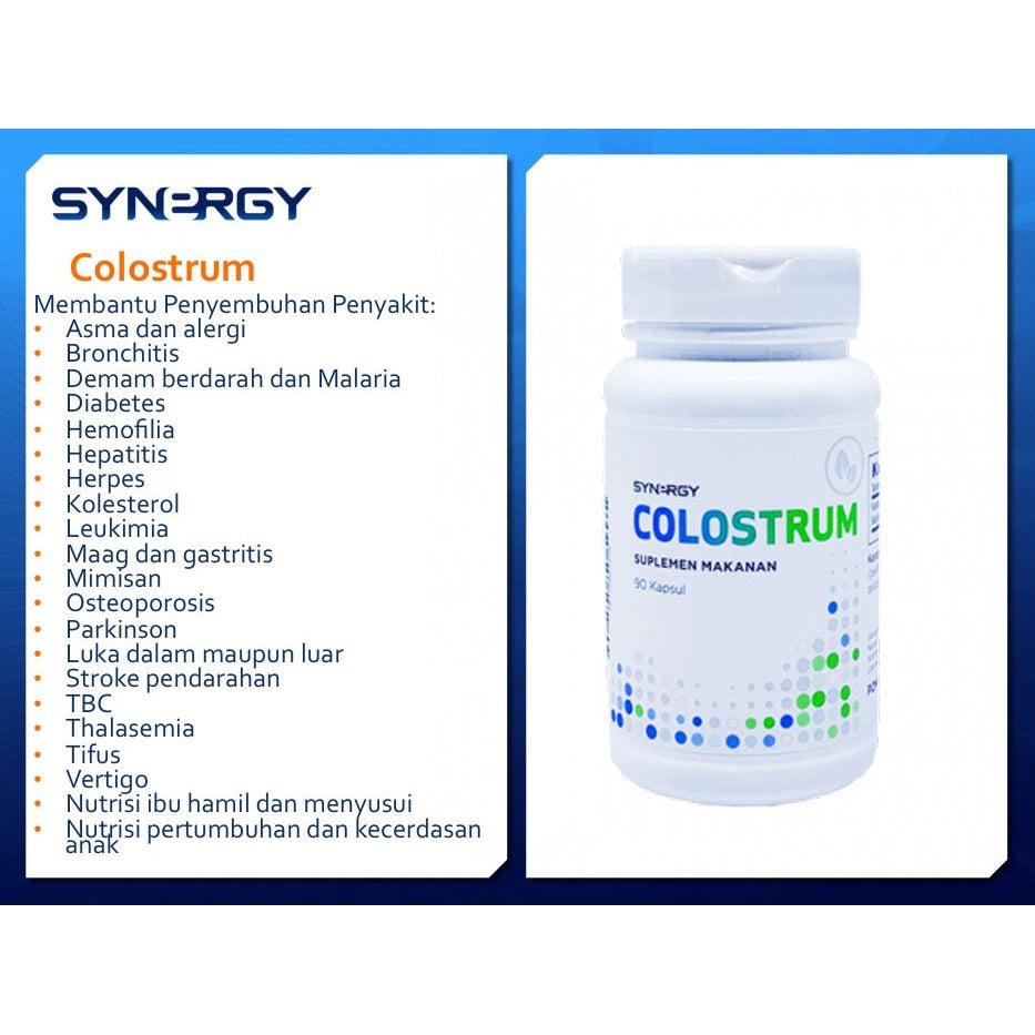 Synergy Colostrum 90 Kapsul