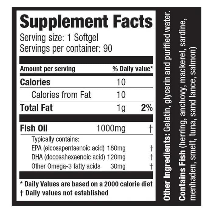 Ultimate Nutrition Omega 3 18:12 Softgels - Suplemen Fitness, Suplemen Gym, Suplemen Protein - 90 gels